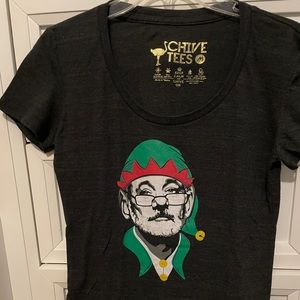 CHIVE Bill Murray Christmas T shirt